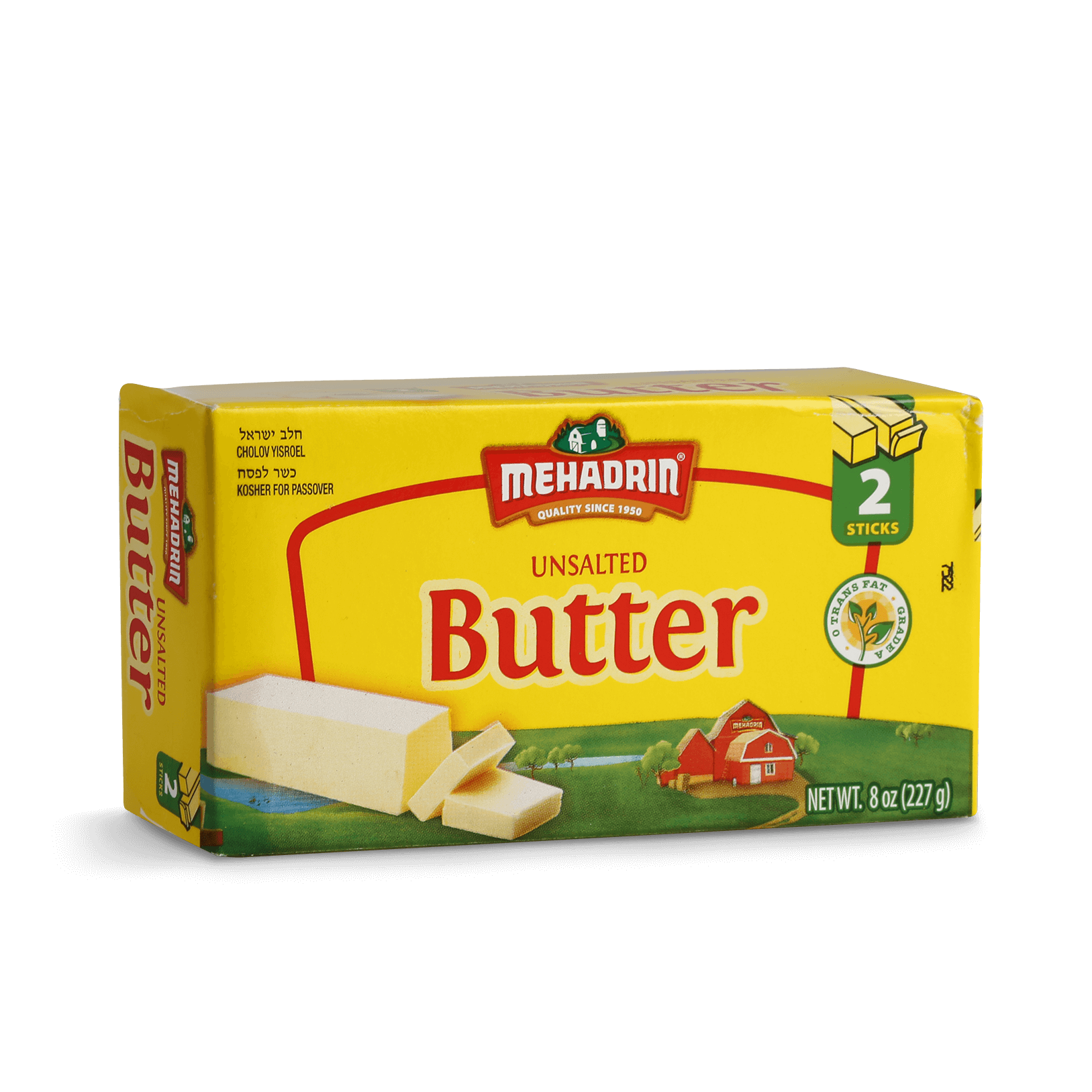 Butter Sticks, 2 pack / 8 Oz. - Mehadrin Dairy