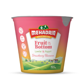 Strawberry Banana w/ Fruit on Bottom Yogurt, 6 Oz.
