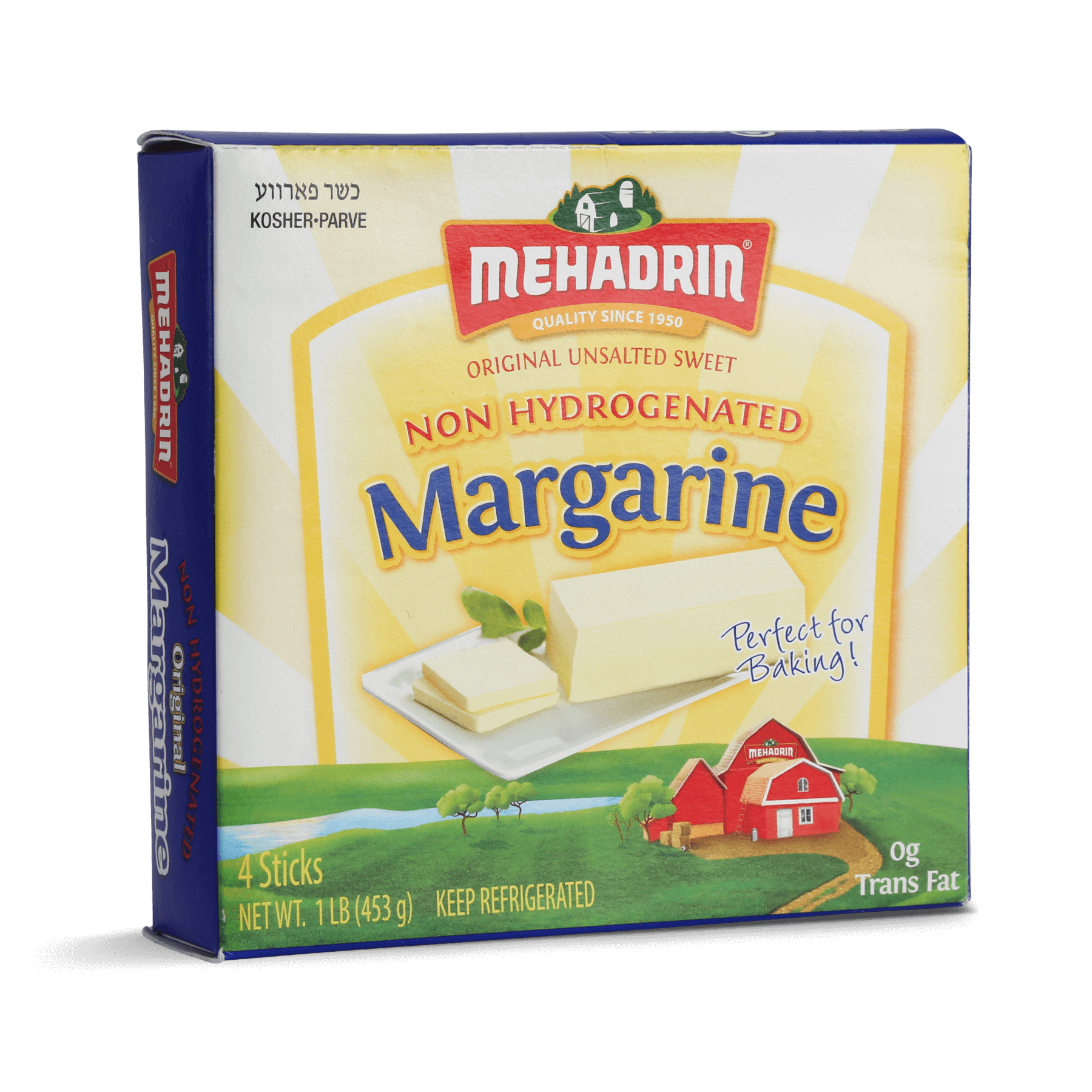 1 4 lb margarine to grams