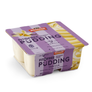 Vanilla Pudding Fit N Free, 4 Pack / 3.5 Oz.