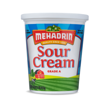 Sour Cream, 16 Oz. - Mehadrin Dairy