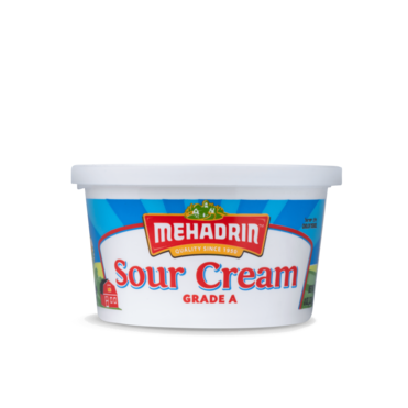 Sour Cream, 8 Oz. - Mehadrin Dairy