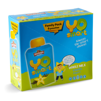 Vanilla Yo Smart Yogurt Pouch, 6 Pack