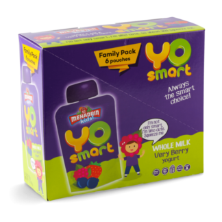 Very Berry Yo Smart Yogurt Pouch, 6 Pack