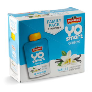 Vanilla Greek Yo Smart Yogurt Pouch, 6 Pack