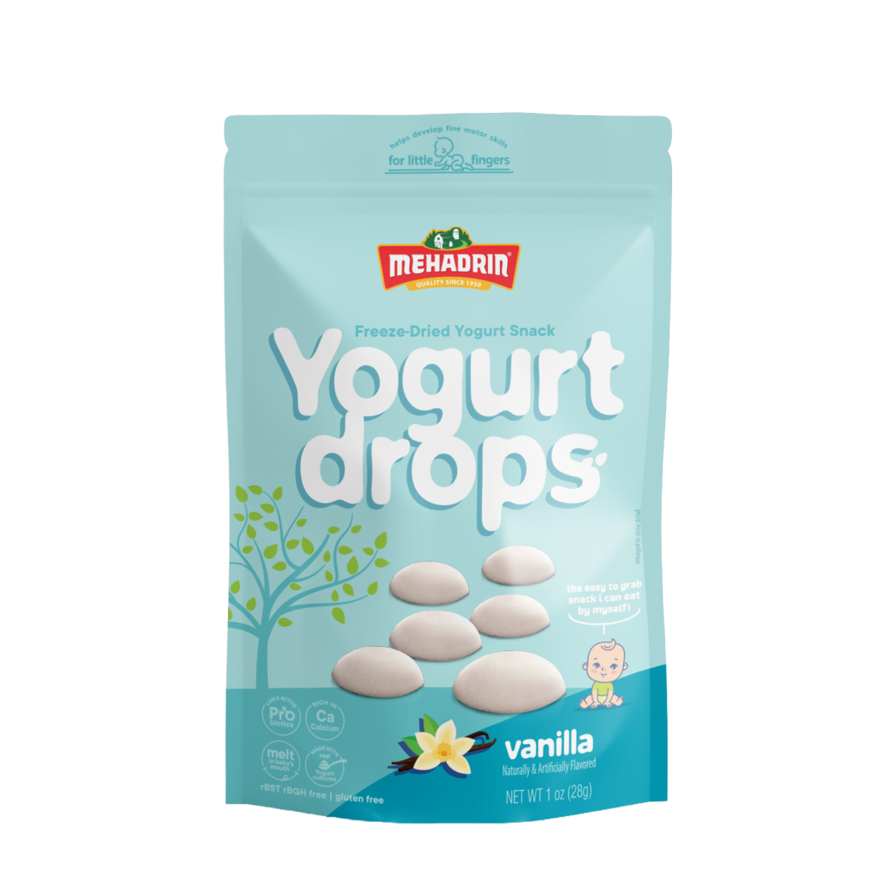 Mehadrin Yogurt Drops Vanilla